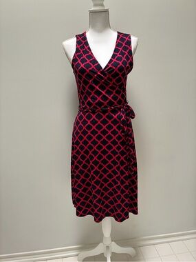 Classic faux wrap dress